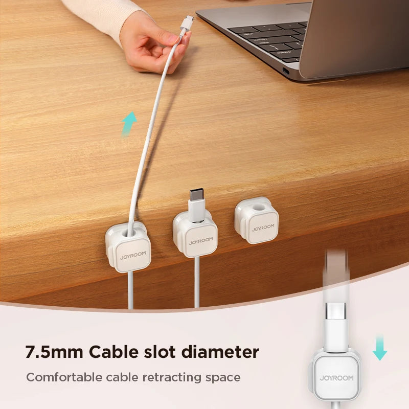 Joyroom Magnetic Cable Clips - 3/6 Pack Cable Organizer