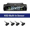 Smart TPMS Tire Pressure Monitor System | 4 Wireless Sensors & Solar Display