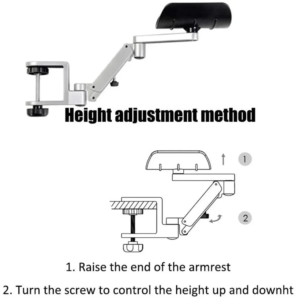 Ergonomic Adjustable Arm Support for Computer Desk