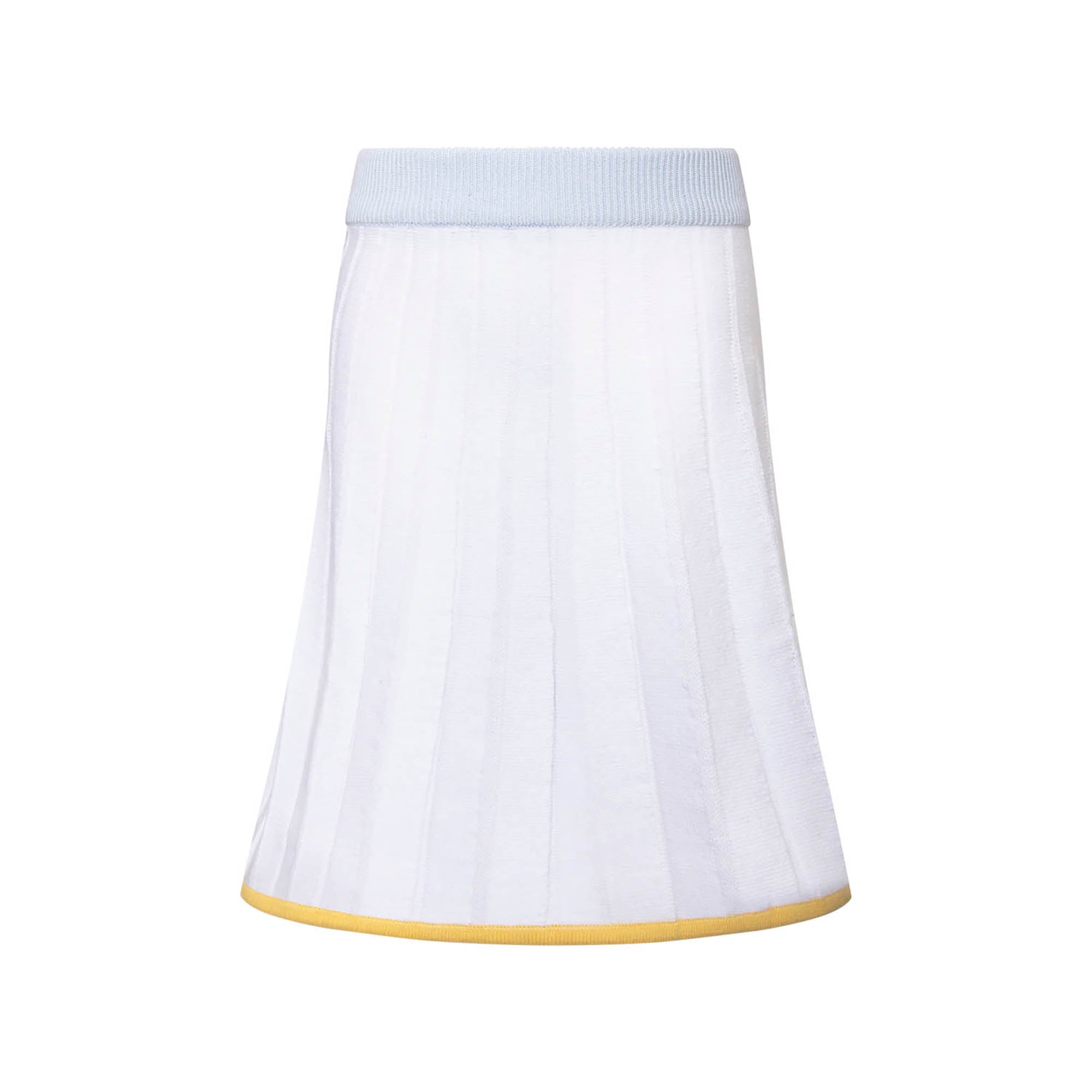 Girls Organic Cotton Tennis Skirt – A-Line Pleated, Elastic Waist | Sizes 2–12 Years