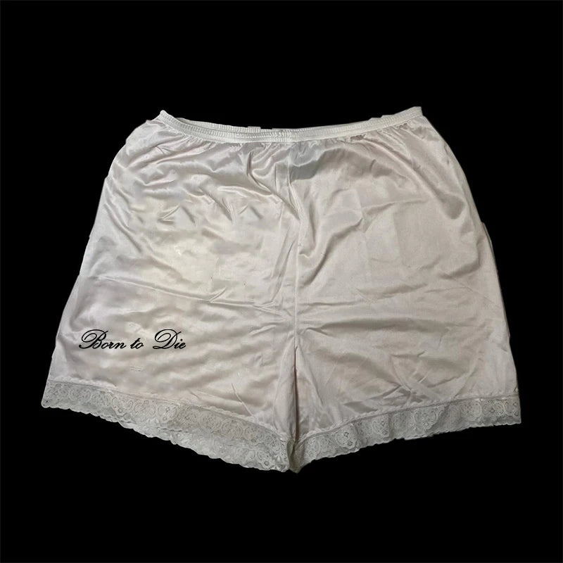 Grunge Gothic Y2K Shorts – Harajuku Letter Print Streetwear