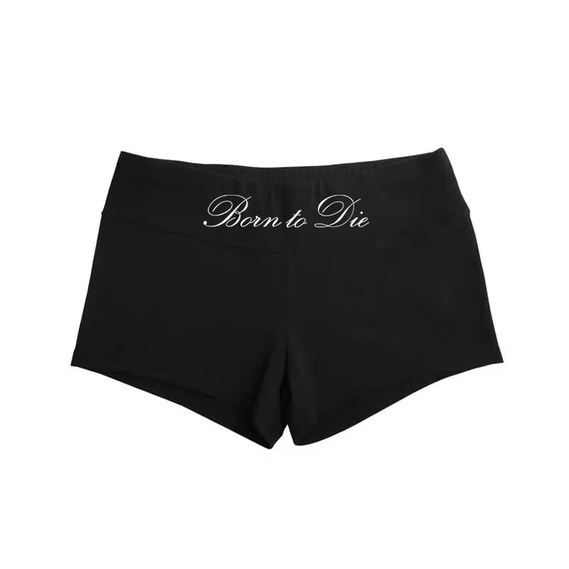 Grunge Gothic Y2K Shorts – Harajuku Letter Print Streetwear