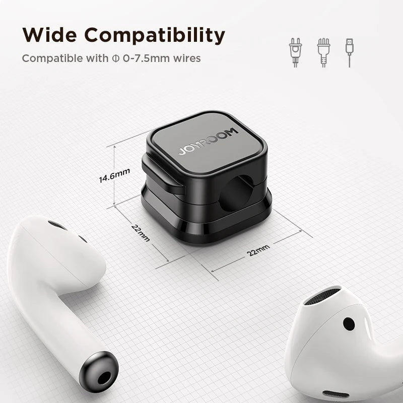 Joyroom Magnetic Cable Clips - Cable Management Organizer