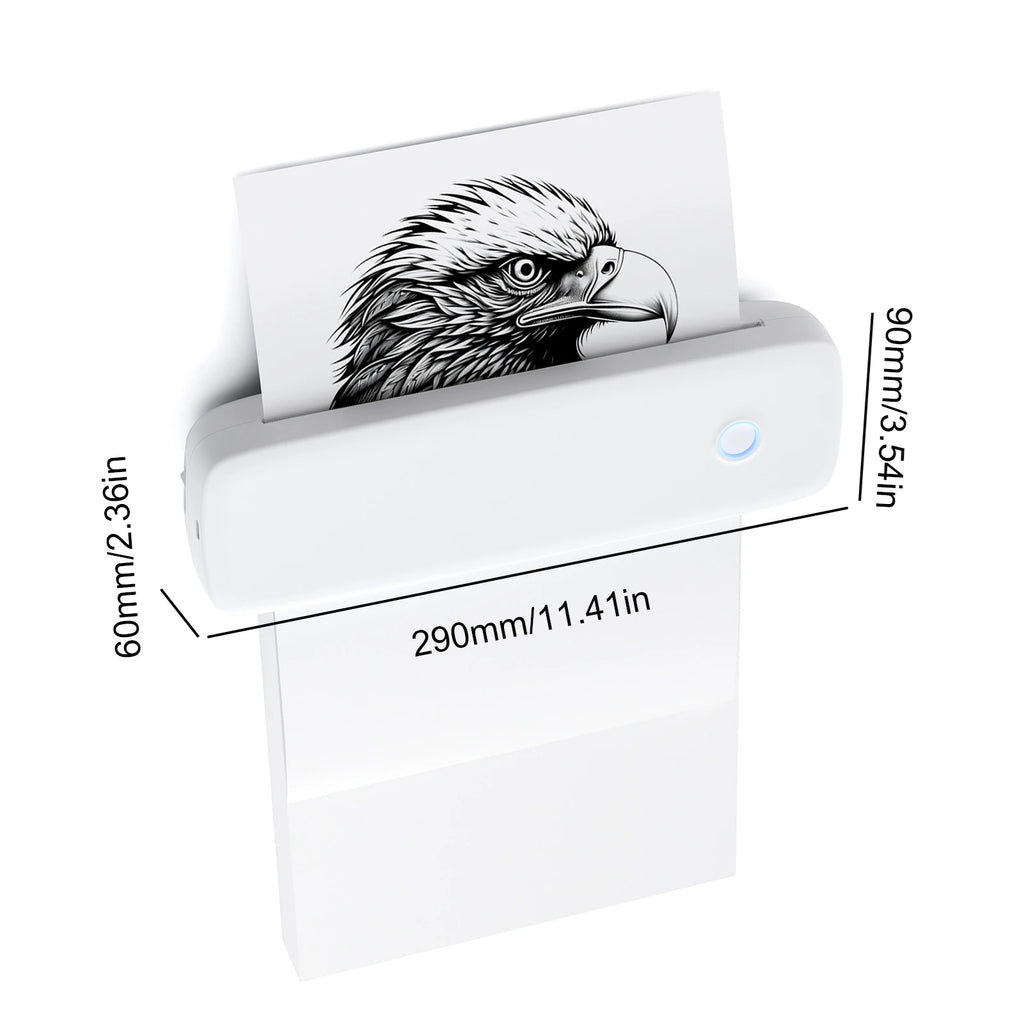 A4 Wireless Thermal Printer – Portable USB & WiFi Printer for Home & Office
