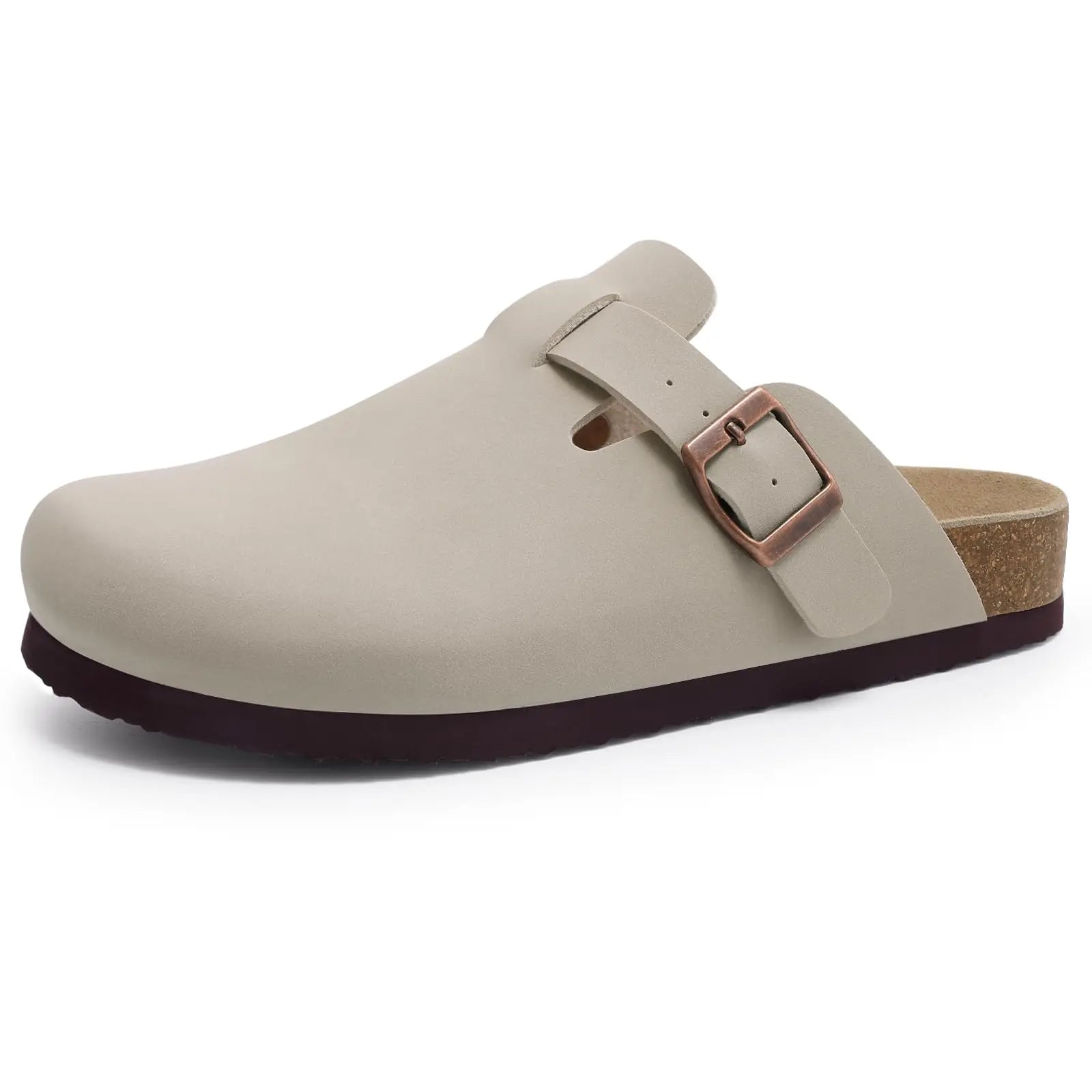 Comwarm Suede Mules - Cork Insole Clogs with Arch Support (Unisex)