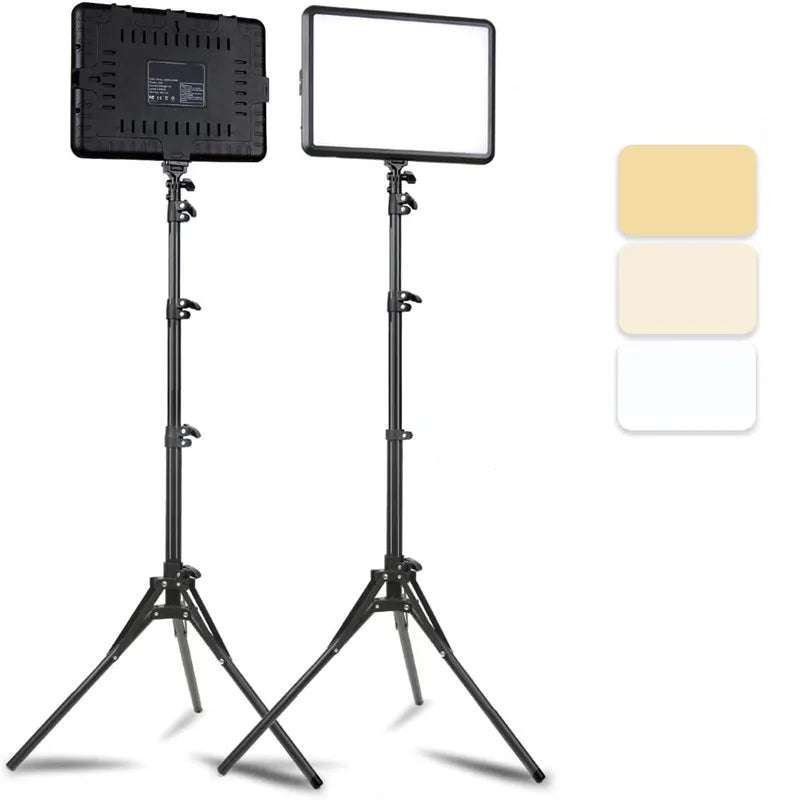 LED Video Panel Light - 8/12 Inch Photography Lighting