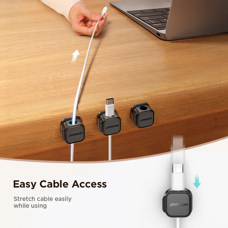 Joyroom Magnetic Cable Clips - Cable Management Organizer