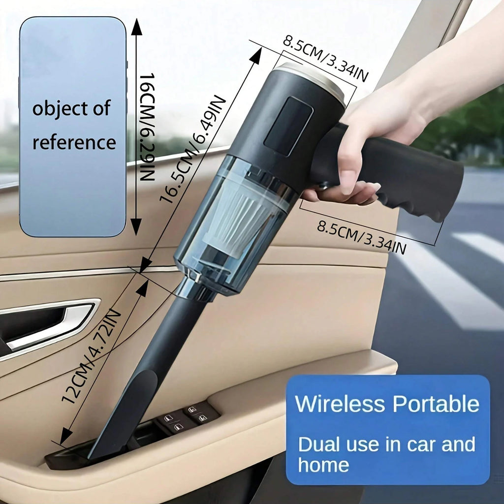 3-in-1 Portable Handheld Vacuum Cleaner – Cordless Car & Home Vac