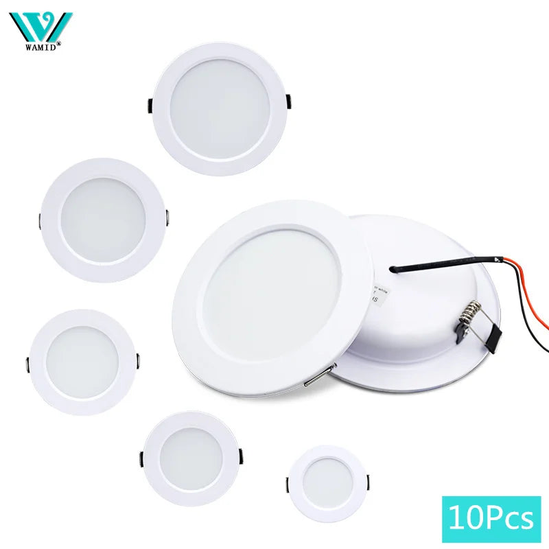 LED Downlight 10-Pack - White Recessed Ceiling Lights