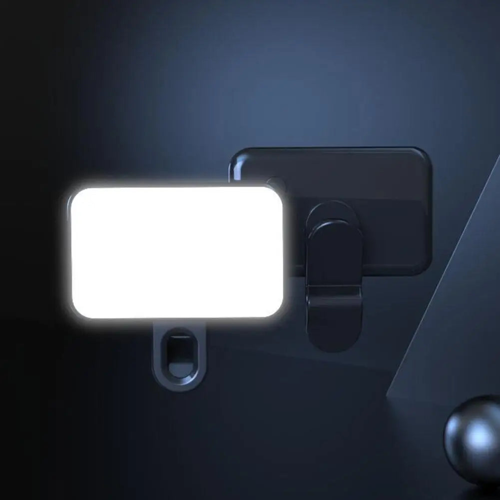 Pocket LED Selfie Light – Clip-On Ring Light for iPhone, Android & Tablets