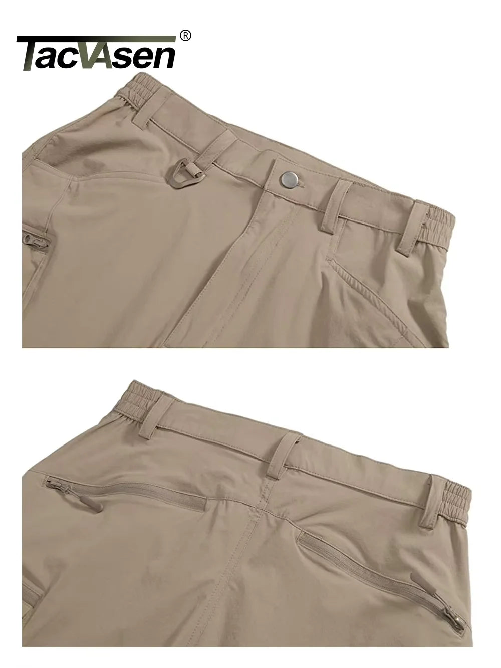 TACVASEN Men’s Quick-Dry Fishing & Hiking Cargo Pants – Lightweight Outdoor Trousers