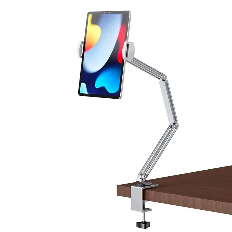 Adjustable Aluminum Tablet Stand for Desk & Bed (4-12.9")