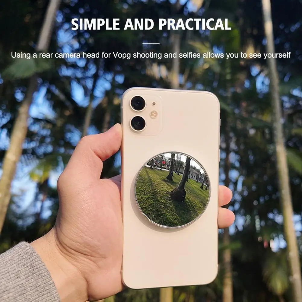 MagSafe Magnetic Convex Mirror – Selfie & Vlog Mirror for iPhone