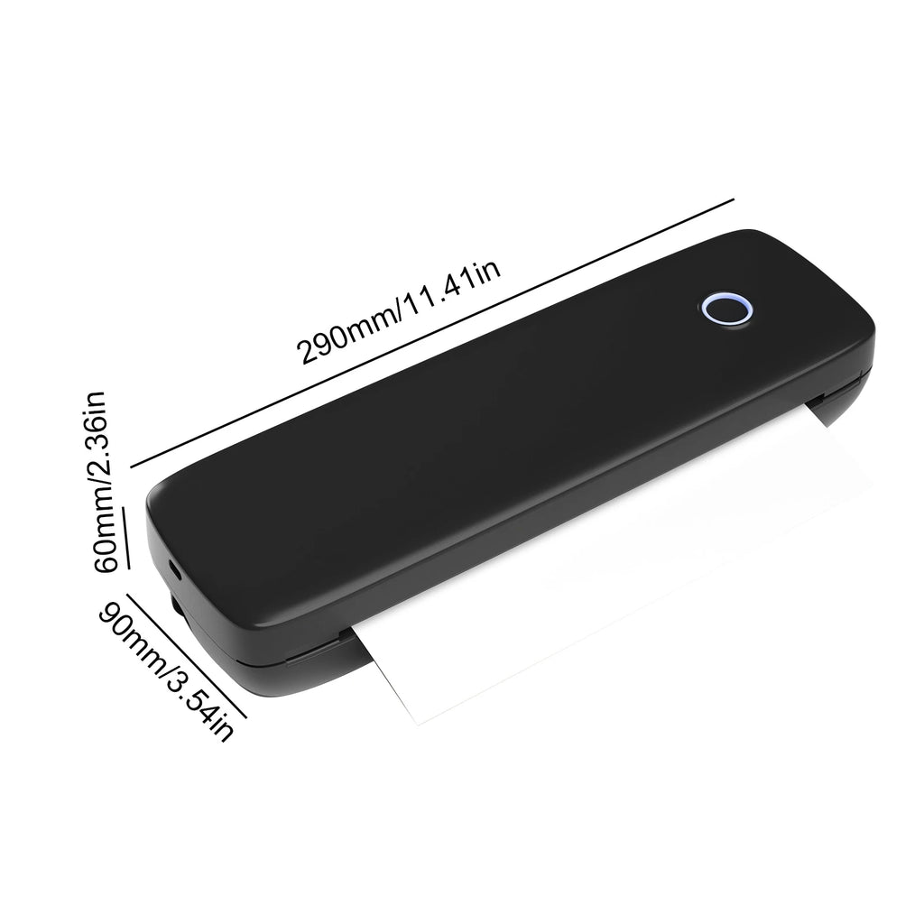 A4 Wireless Thermal Printer – Portable USB & WiFi Printer for Home & Office