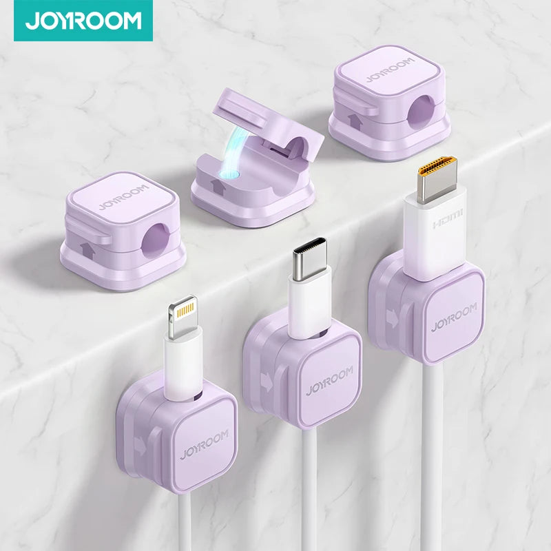 Joyroom Magnetic Cable Clips - 3/6 Pack Cable Organizer