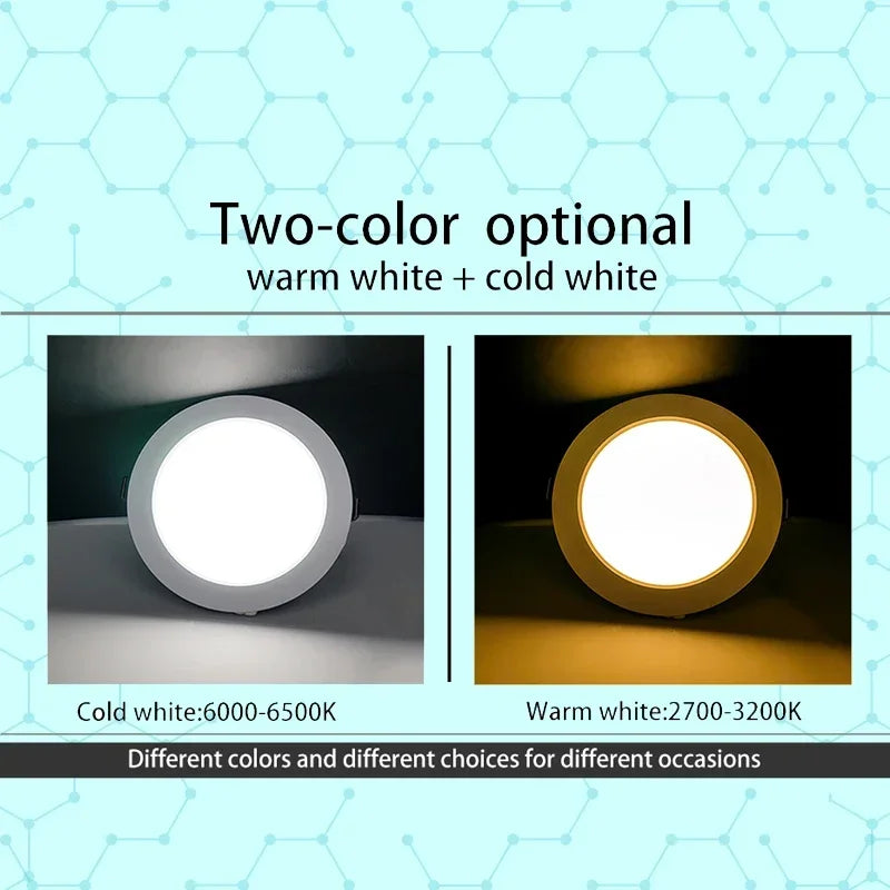LED Downlight 10-Pack - White Recessed Ceiling Lights