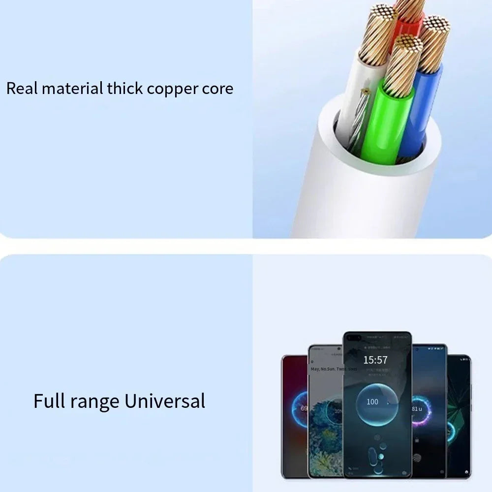 USB-C to USB-C Fast Charging Cable – 120W, 0.25m to 3m