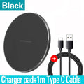 Fast Wireless Charger Pad – Qi Charging Station for iPhone & Samsung