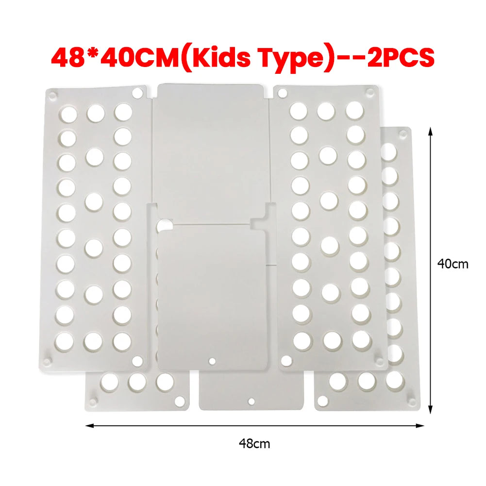 Clothes Folding Board - Fast Laundry Organizer for Kids & Adults