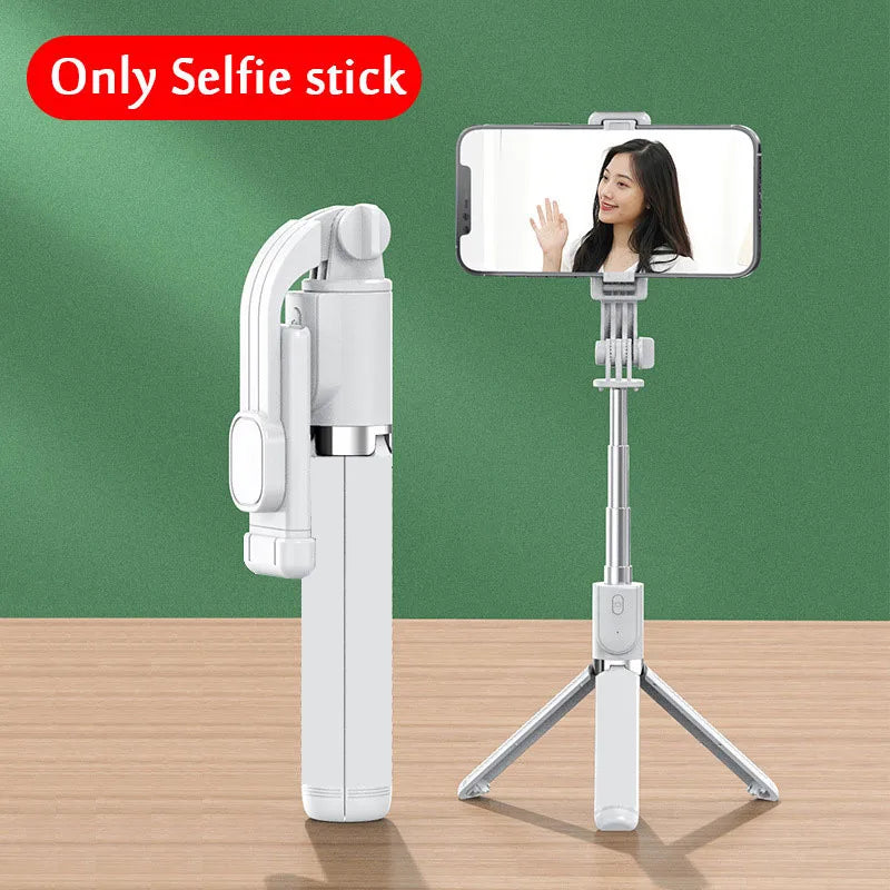 Bluetooth Selfie Stick with Tripod & LED Light - 103cm