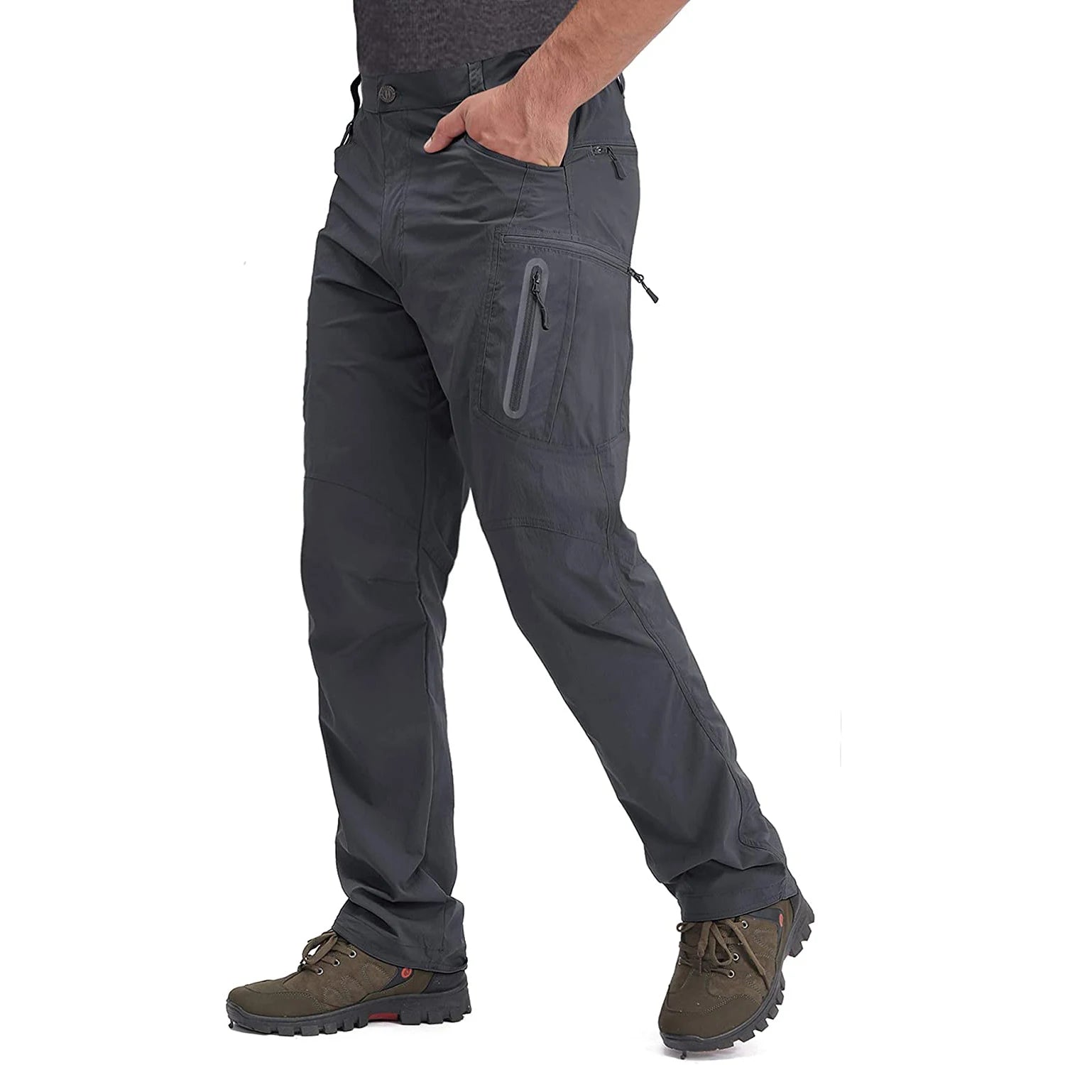 TACVASEN Men’s Quick-Dry Fishing & Hiking Cargo Pants – Lightweight Outdoor Trousers