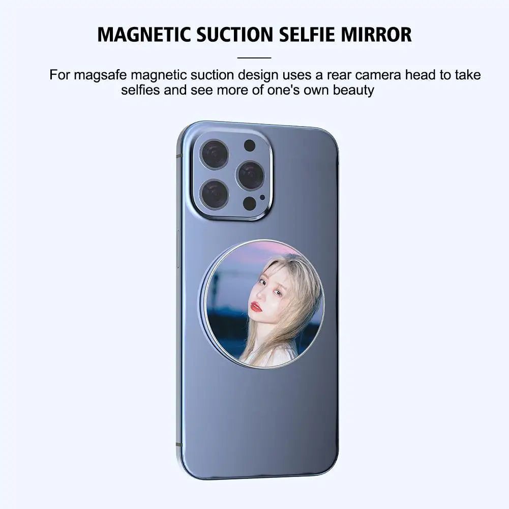 MagSafe Magnetic Convex Mirror – Selfie & Vlog Mirror for iPhone