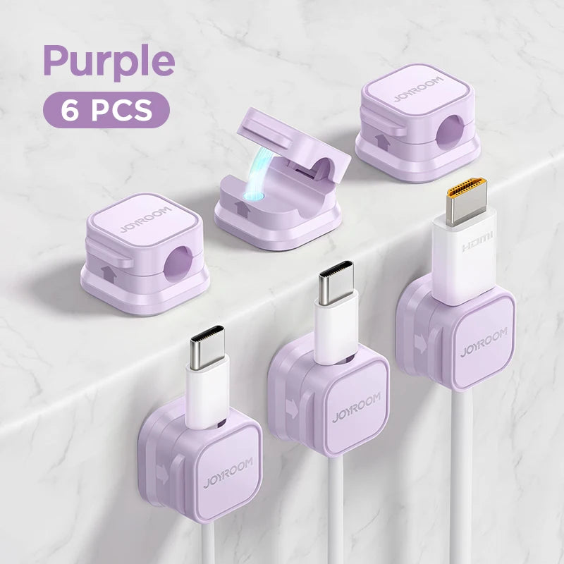 Joyroom Magnetic Cable Clips - Cable Management Organizer