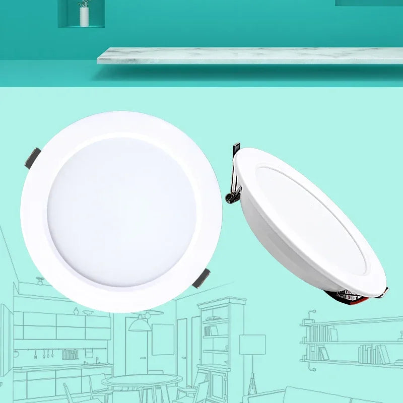 LED Downlight 10-Pack - White Recessed Ceiling Lights