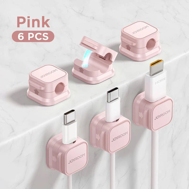 Joyroom Magnetic Cable Clips - Cable Management Organizer