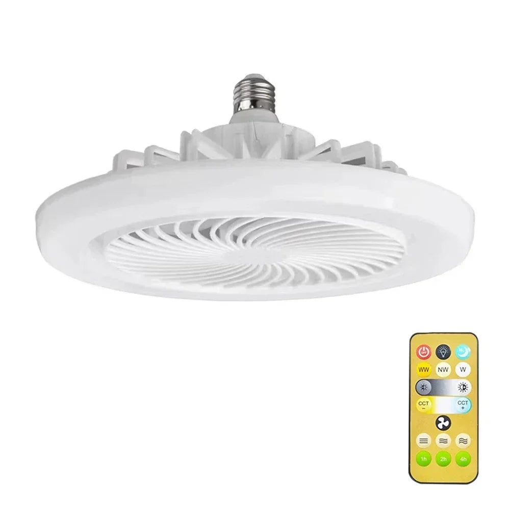 52cm LED Ceiling Fan with Light - 40W E27 Remote Control