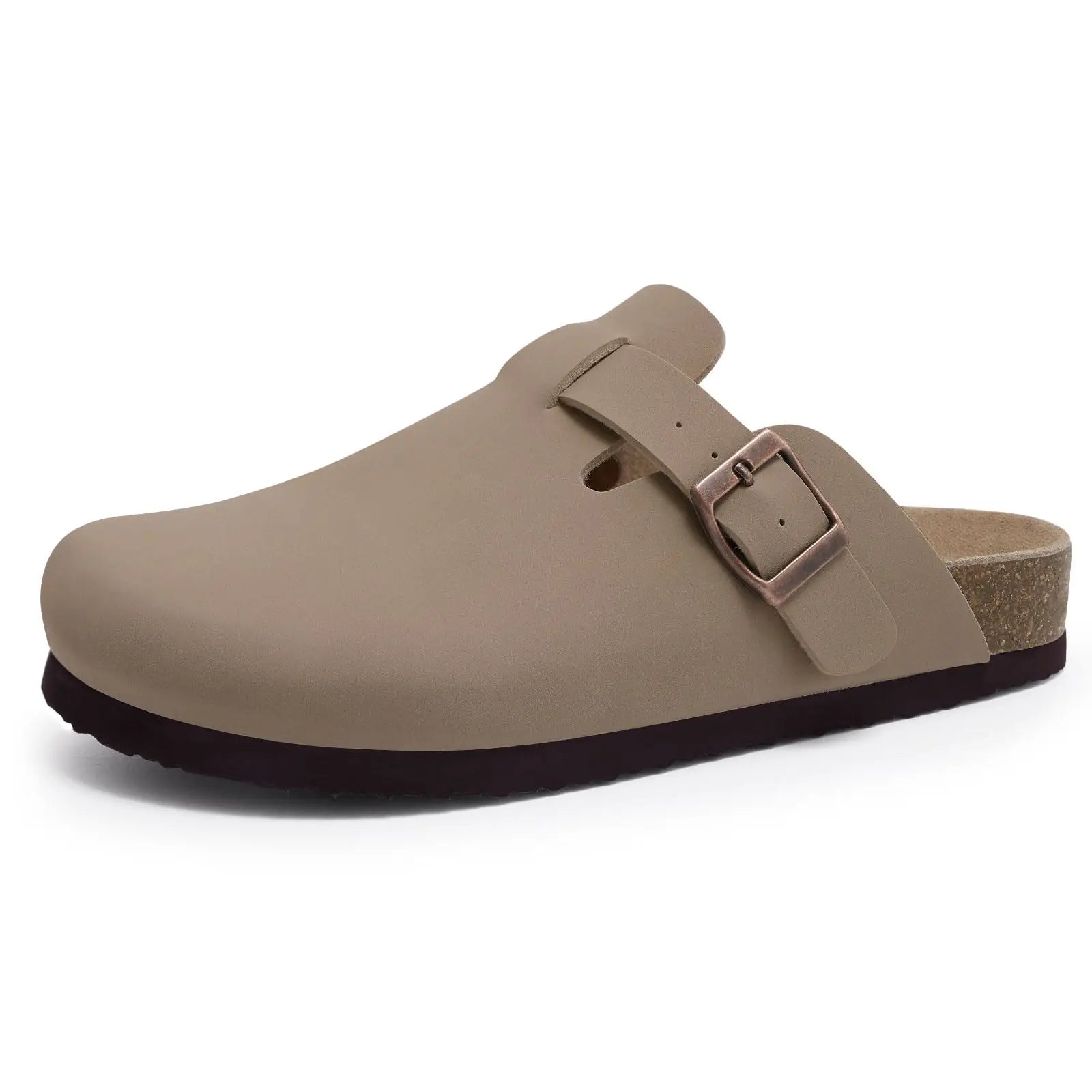 Comwarm Suede Mules - Cork Insole Clogs with Arch Support (Unisex)