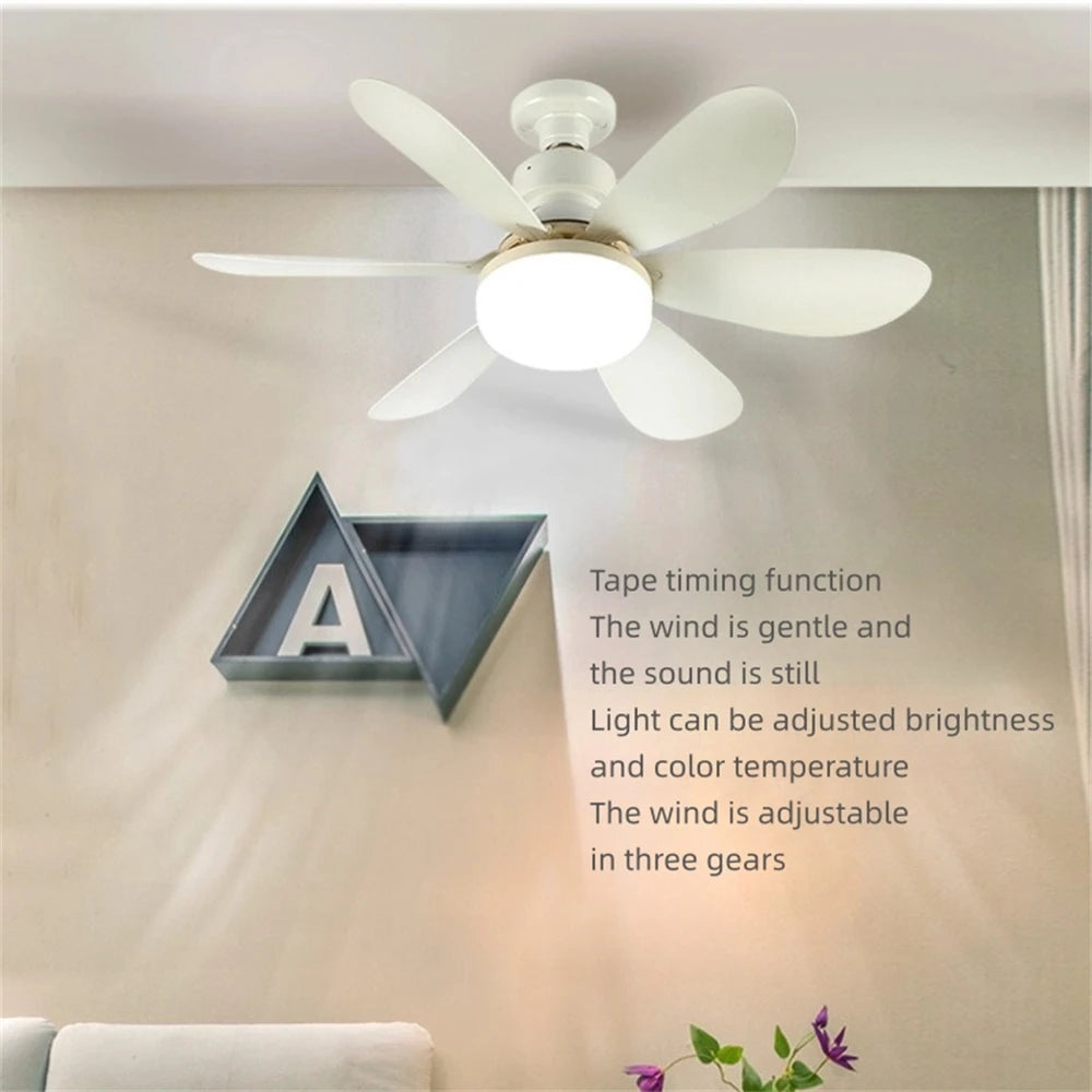 52cm LED Ceiling Fan with Light - 40W E27 Remote Control