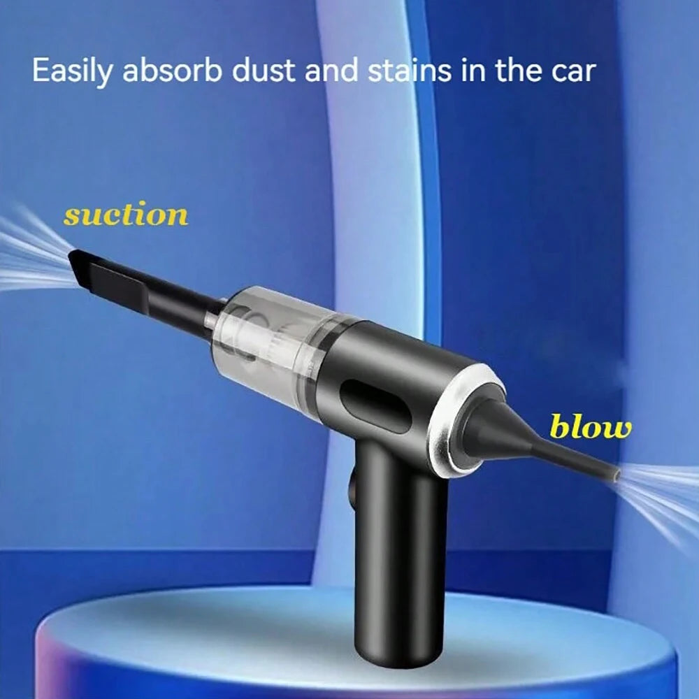 3-in-1 Portable Handheld Vacuum Cleaner – Cordless Car & Home Vac