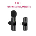 Wireless Lavalier Microphone – Clip-On Lav Mic for iPhone, Android & USB-C