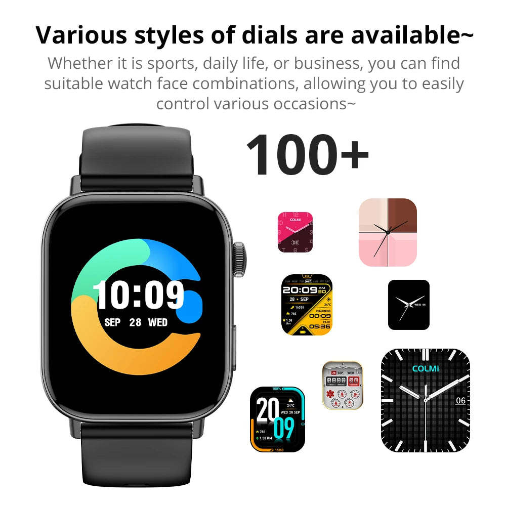 COLMI C8 Max Smart Watch with Voice Calling - 1.93" HD Display