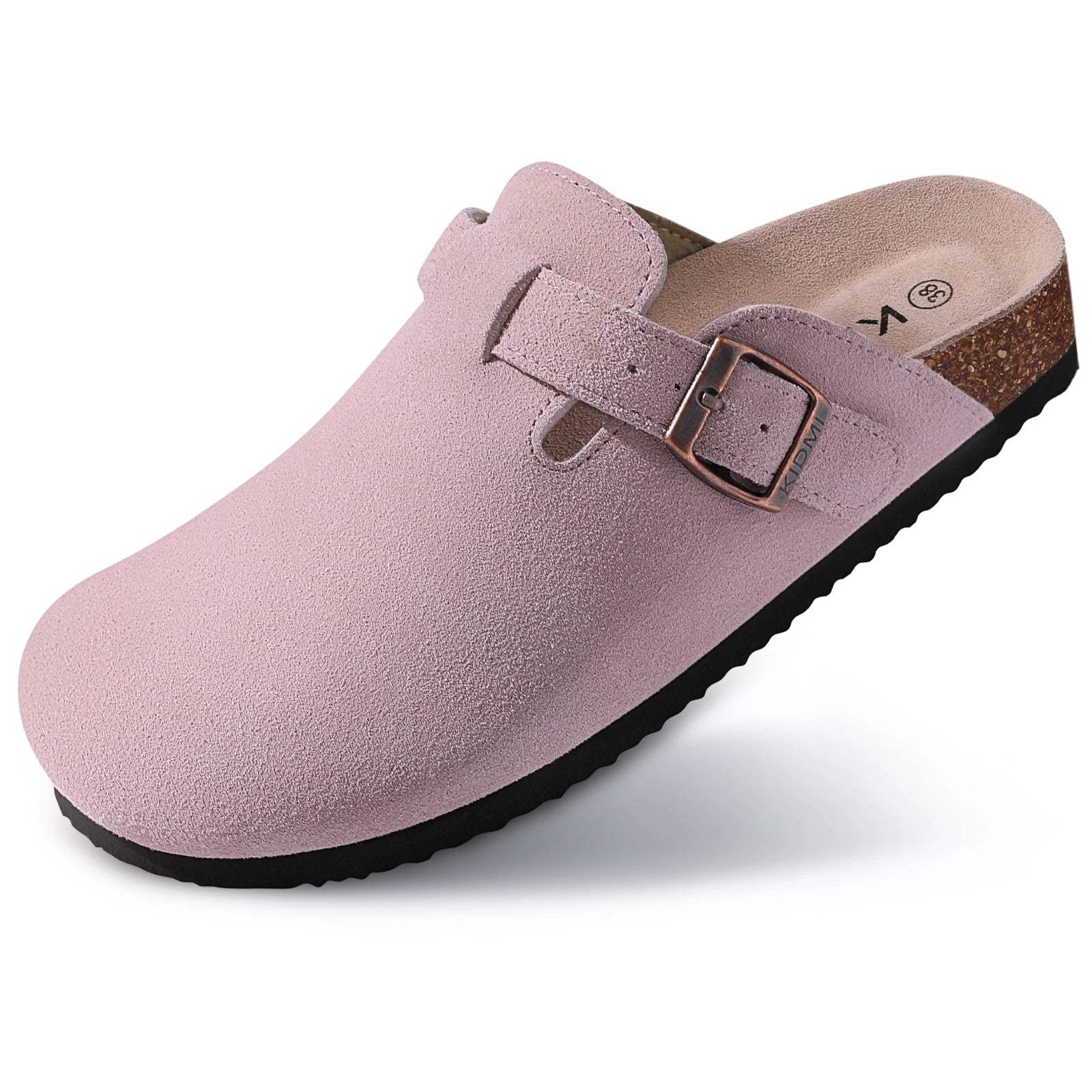 Comwarm Suede Mules - Cork Insole Clogs with Arch Support (Unisex)