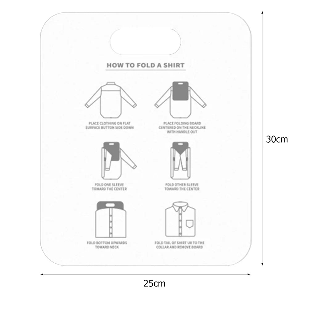 Clothes Folding Board - Fast Laundry Organizer for Kids & Adults