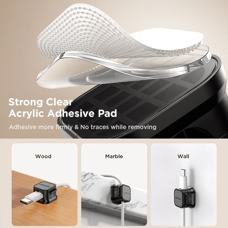 Joyroom Magnetic Cable Clips - Cable Management Organizer