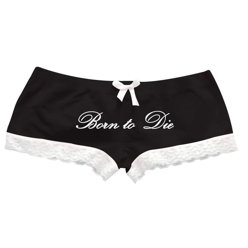 Grunge Gothic Y2K Shorts – Harajuku Letter Print Streetwear