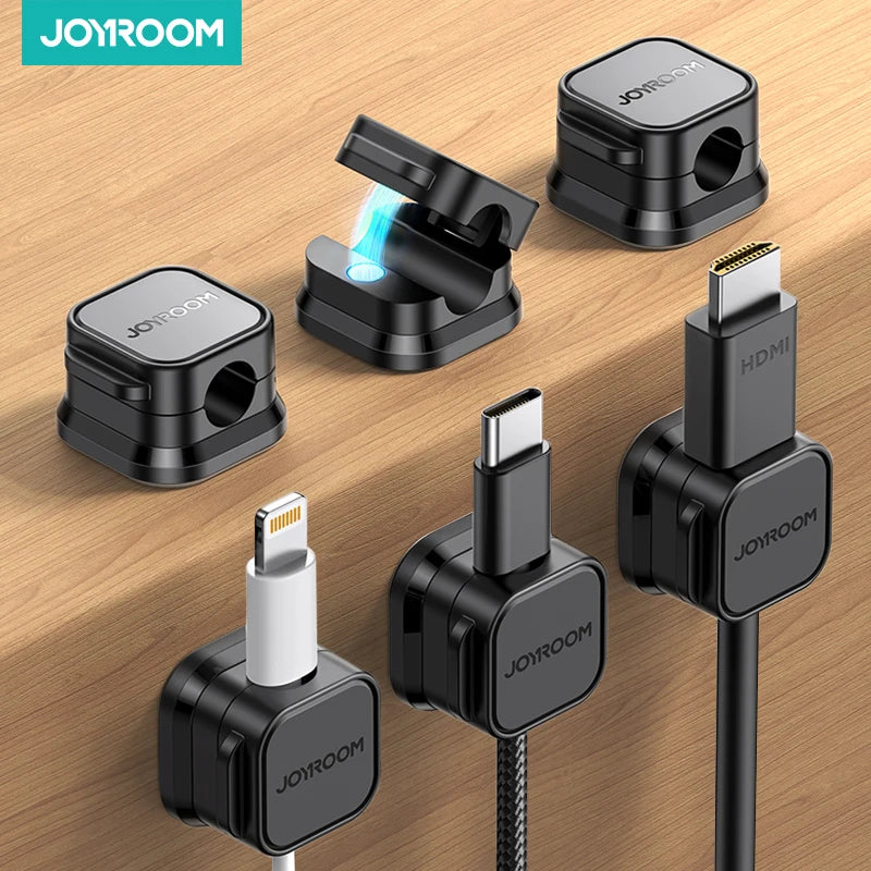 Joyroom Magnetic Cable Clips - 3/6 Pack Cable Organizer