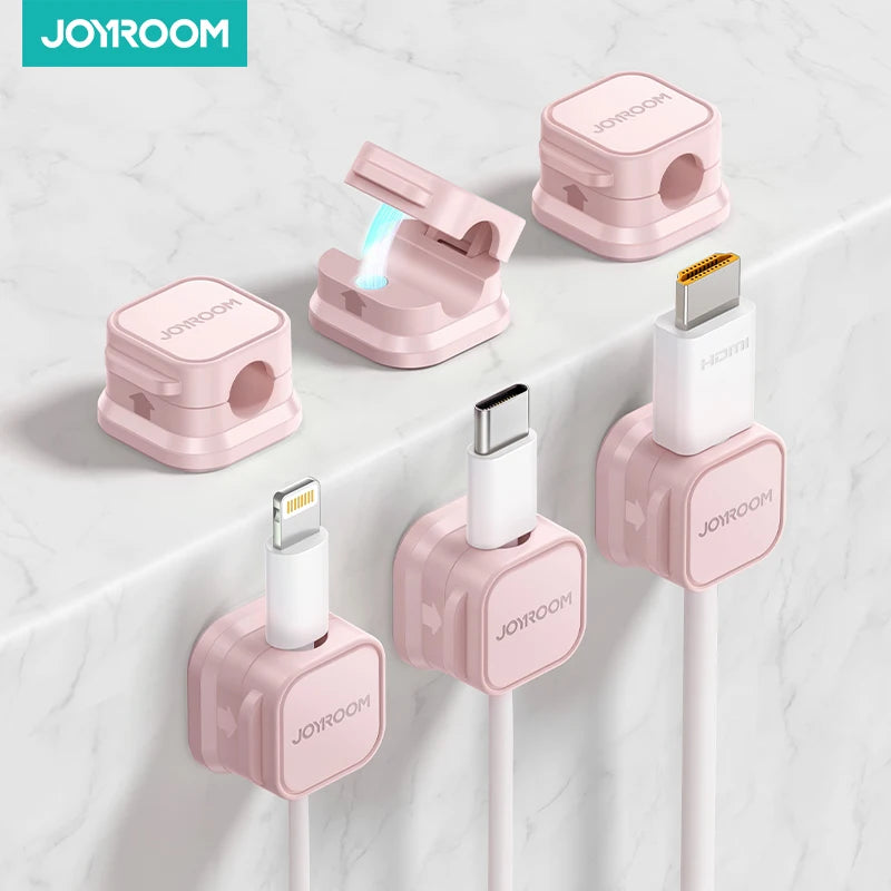 Joyroom Magnetic Cable Clips - 3/6 Pack Cable Organizer
