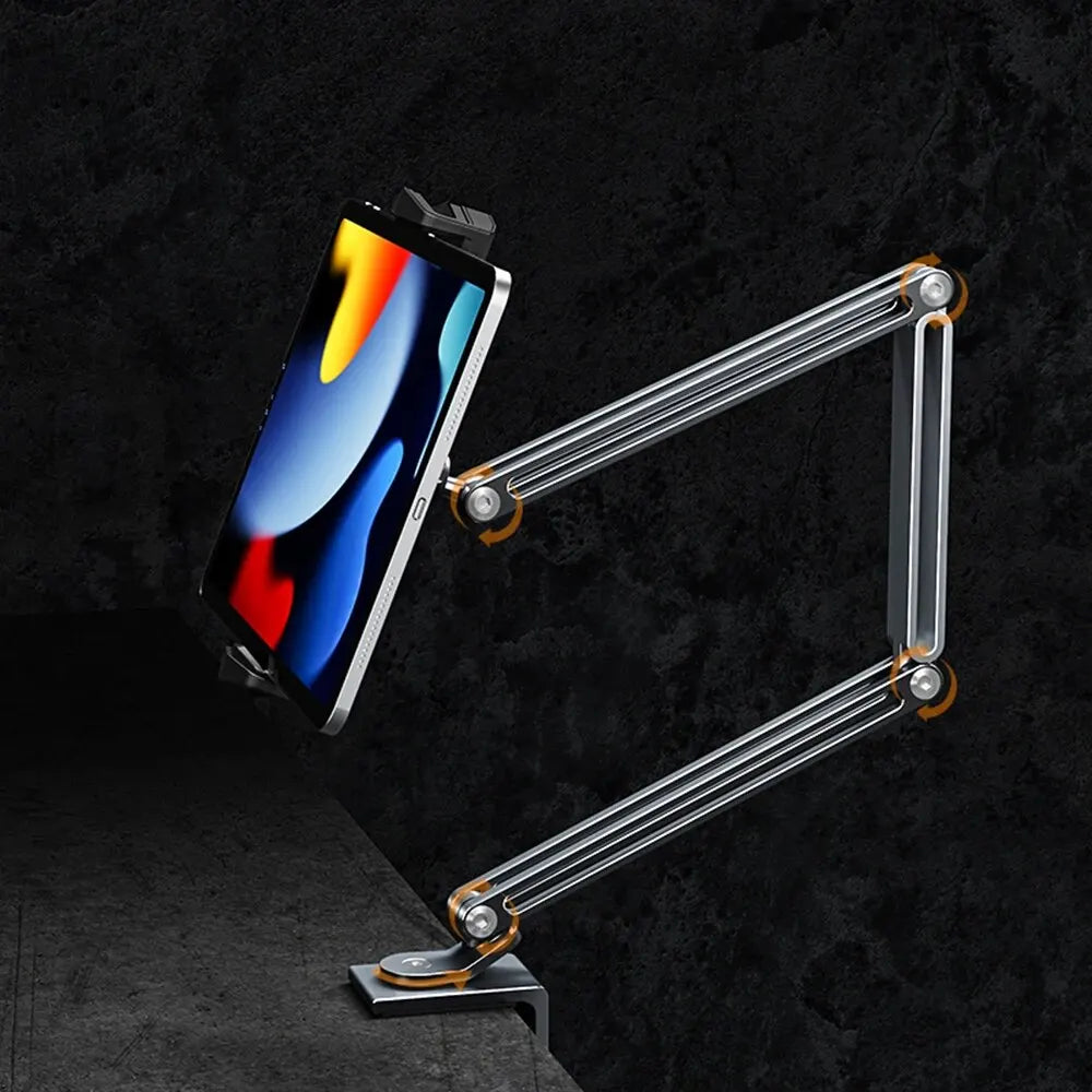 Adjustable Aluminum Tablet Stand for Desk & Bed (4-12.9")