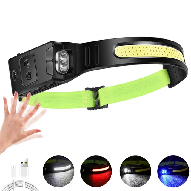 Rechargeable LED Headlamp - 1500LM Camping & Fishing Light