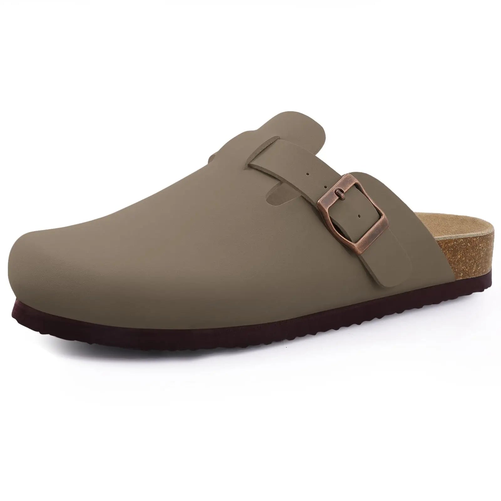 Comwarm Suede Mules - Cork Insole Clogs with Arch Support (Unisex)