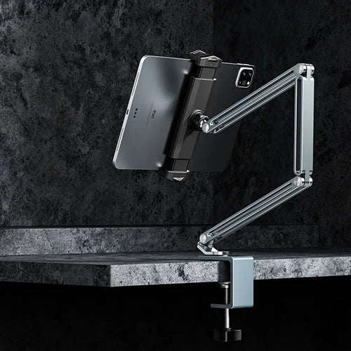Adjustable Aluminum Tablet Stand for Desk & Bed (4-12.9")