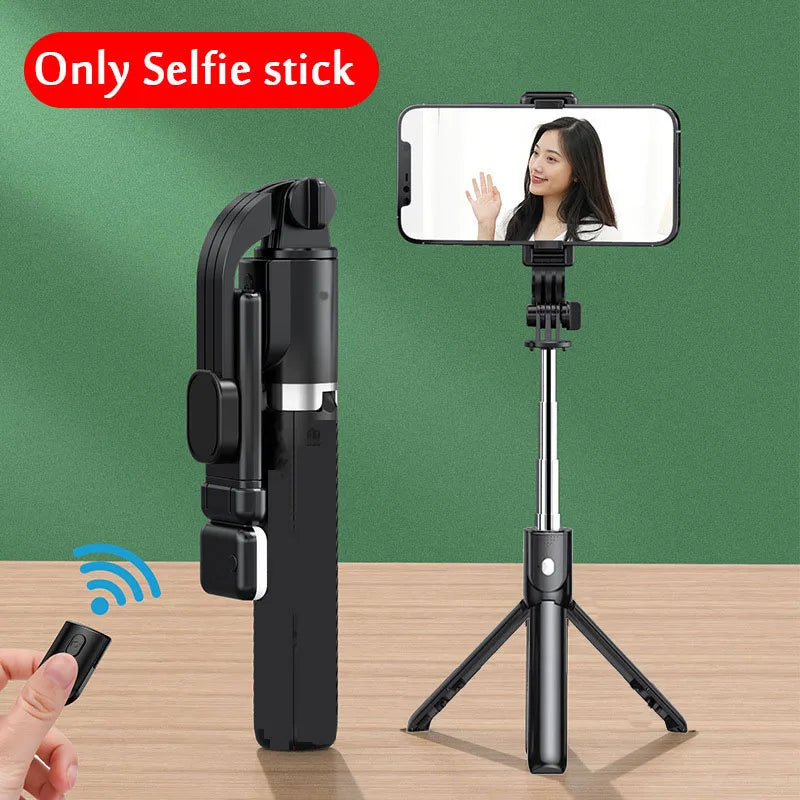 Bluetooth Selfie Stick with Tripod & LED Light - 103cm