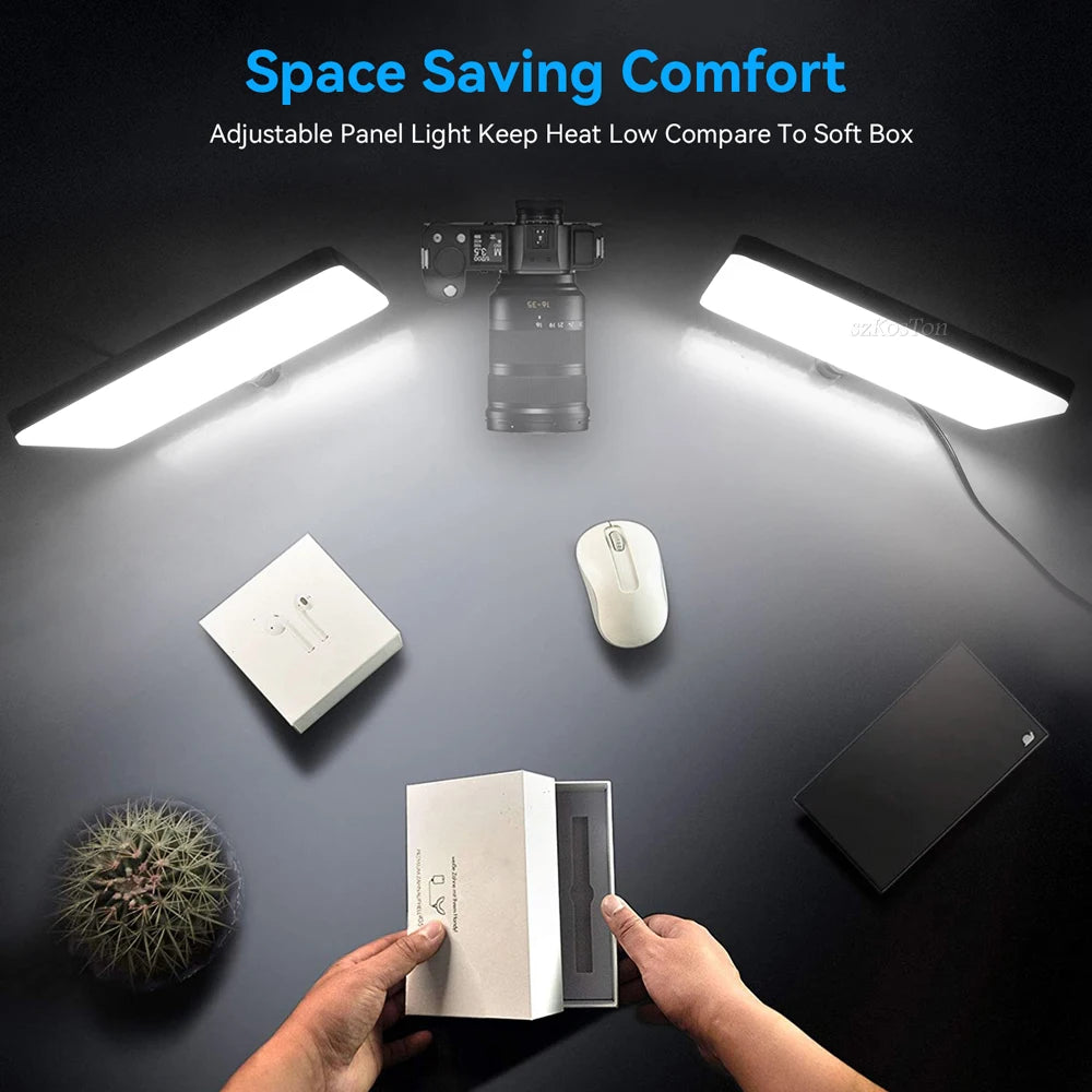 LED Video Panel Light - 8/12 Inch Photography Lighting