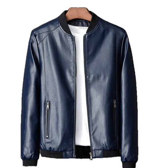 Stannis Men's Premium Real Leather Jacket - Genuine SheepSkin Bomber Style