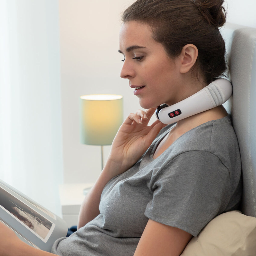 InnovaGoods Electromagnetic Neck & Back Massager – 6 Modes, 16 Intensity Levels