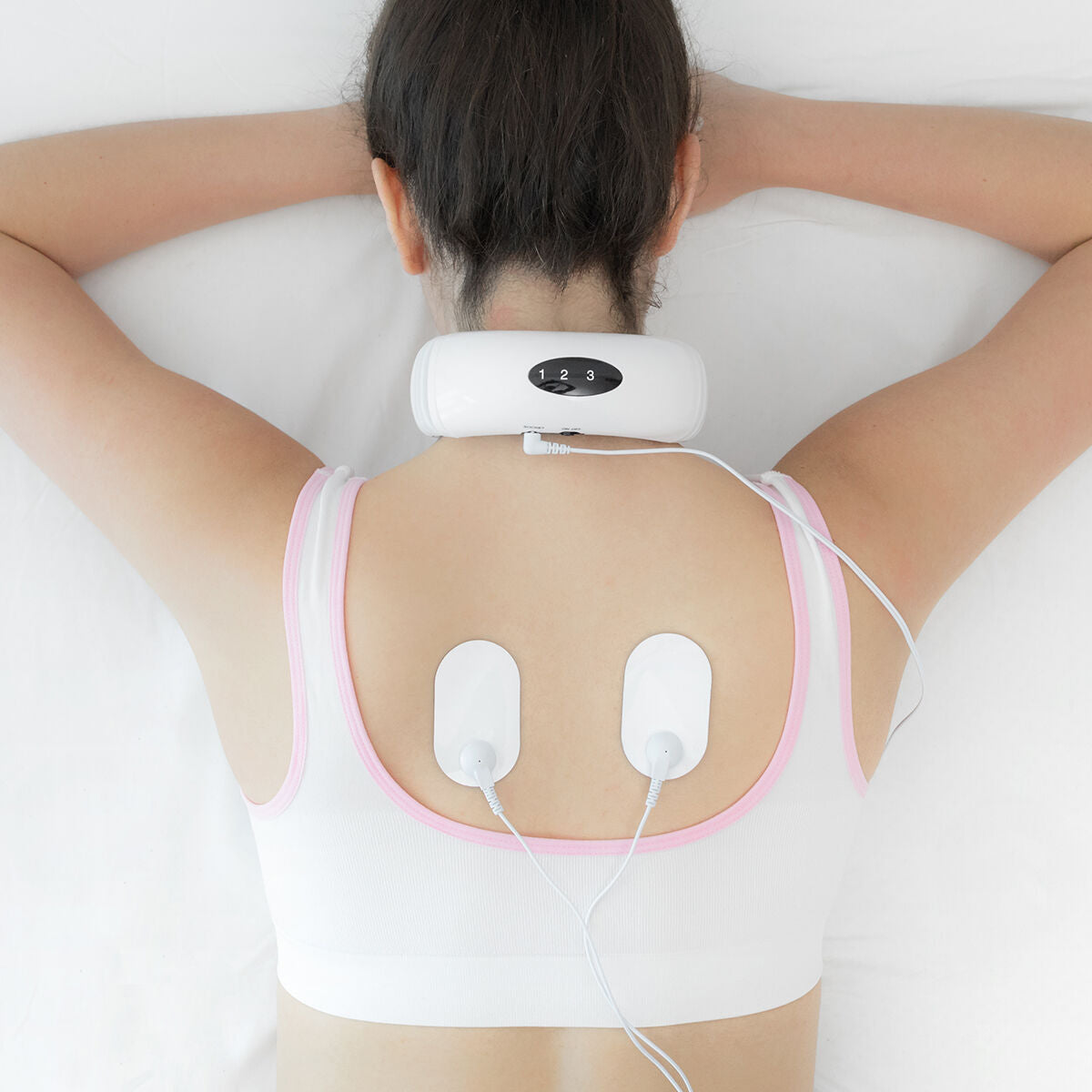 InnovaGoods Electromagnetic Neck & Back Massager – 6 Modes, 16 Intensity Levels